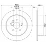 8DD 355 118-721 HELLA PAGID Гальмівний диск