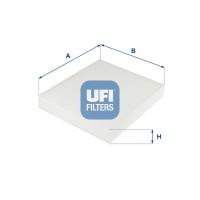 53.254.00 UFI Фільтр повітря у внутрішньому просторі