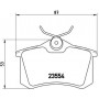 P 85 017 BREMBO Комплект гальмівних колодок, дискове гальмо