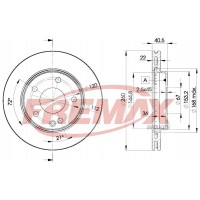 BD0113 FREMAX BRAKE DISC HIGH CARBON