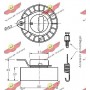 03.181 AUTOKIT Натяжний ролик ремінь ГРМ