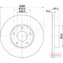 DI-0923C JAPANPARTS Гальмівний диск