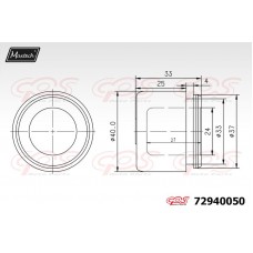 72940050 MAXTECH Поршень корпус скоби гальма