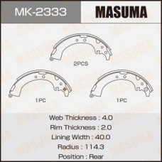 MK-2333 MASUMA Комплект гальмівних колодок