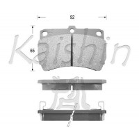 FK3062 KAISHIN Комплект гальмівних колодок дисковий гальм