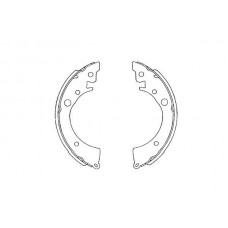KBS-2905 KAVO PARTS Комплект гальмівних колодок