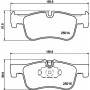 8DB 355 020-201 HELLA Комплект гальмівних колодок дисковий гальм