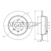 TX 73-83 TOMEX Brakes Гальмівний диск
