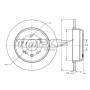 TX 73-83 TOMEX Brakes Гальмівний диск