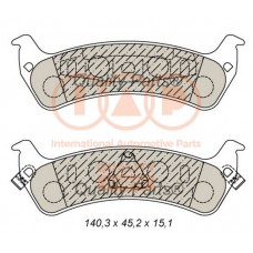 704-10042 IAP QUALITY PARTS Комплект гальмівних колодок дисковий гальм