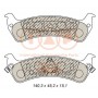 704-10042 IAP QUALITY PARTS Комплект гальмівних колодок дисковий гальм