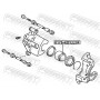0176-KDY220F FEBEST Поршень корпус скоби гальма