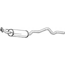 283-317 BOSAL Середній глушник вихлопних газів
