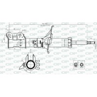 SAB8504.11 OPEN PARTS Амортизатор