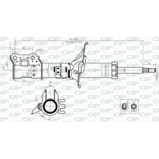 SAB8504.11 OPEN PARTS Амортизатор