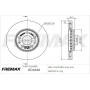 BD-4668 FREMAX Гальмівний диск