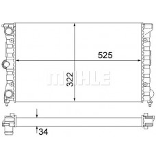 WG2183502 WILMINK GROUP Радіатор охолодження двигуна