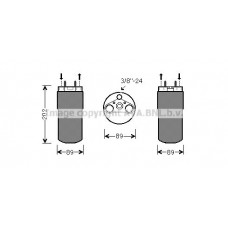 RTD555 AVA QUALITY COOLING Осушувач кондиціонера