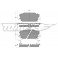 TX 14-52 TOMEX Brakes Комплект гальмівних колодок дисковий гальм