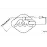 81005 Metalcaucho Тросик, cтояночный тормоз