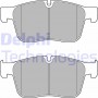 LP3187 DELPHI КомплеК т гальмівних колодок, дискове гальмо