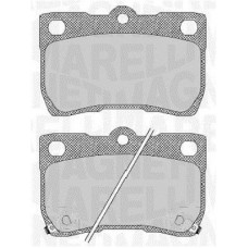 363916060638 MAGNETI MARELLI Комплект гальмівних колодок дисковий гальм