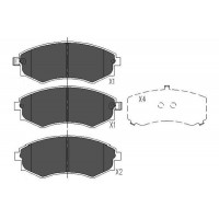 KBP-3027 KAVO PARTS Комплект гальмівних колодок дисковий гальм