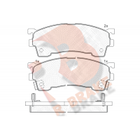 RB0971-203 R BRAKE Комплект гальмівних колодок дисковий гальм