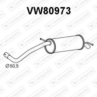 VW80973 VENEPORTE Глушник вихлопних газів кінцевий