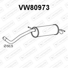VW80973 VENEPORTE Глушник вихлопних газів кінцевий