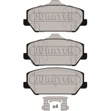 JCP8273 JURATEK Комплект гальмівних колодок дисковий гальм