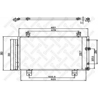 10-45681-SX STELLOX Конденсатор кондиціонера