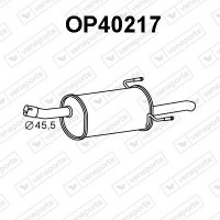OP40217 VENEPORTE Глушник вихлопних газів кінцевий