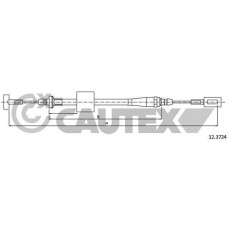761062 CAUTEX Тросик, cтояночный тормоз