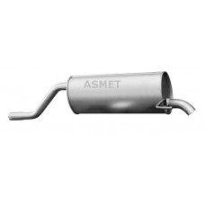 16.099 ASMET Глушник вихлопних газів кінцевий
