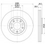 8DD 355 126-731 HELLA PAGID Гальмівний диск