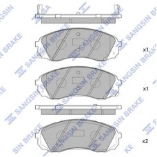 SP1238 Hi-Q КомплеК т гальмівних колодок, дискове гальмо