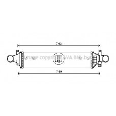 MSA4658 AVA QUALITY COOLING Интеркулер