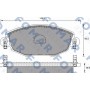 FO 684581 FOMAR Friction Комплект гальмівних колодок дисковий гальм