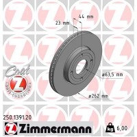 250.1391.20 ZIMMERMANN Гальмівний диск