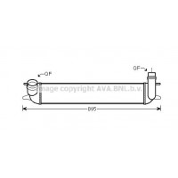 Интеркулер AVA QUALITY COOLING RT4462