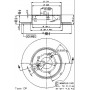 08.7211.76 BREMBO Гальмівний диск