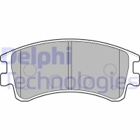 LP1799 DELPHI Комплект гальмівних колодок дисковий гальм