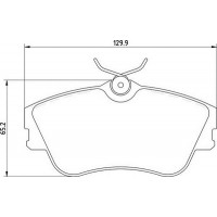 363710205140 MAGNETI MARELLI Комплект гальмівних колодок дисковий гальм