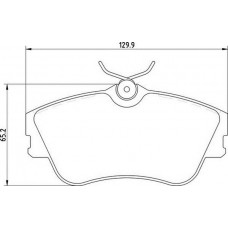 363710205140 MAGNETI MARELLI Комплект гальмівних колодок дисковий гальм