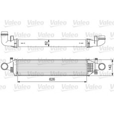 818623 VALEO Интеркулер
