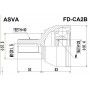 FD-CA2B ASVA Шарнирный комплект, Привідний вал