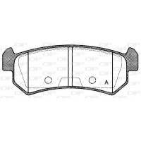 BPA1048.00 OPEN PARTS Комплект гальмівних колодок дисковий гальм