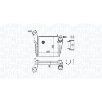 Интеркулер MAGNETI MARELLI 351319204400