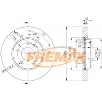 BD-9048 FREMAX Гальмівний диск